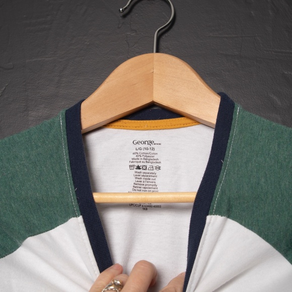 Kids Awesome Raglan Baseball T-shirt LG 10-12 - Picture 2 of 3